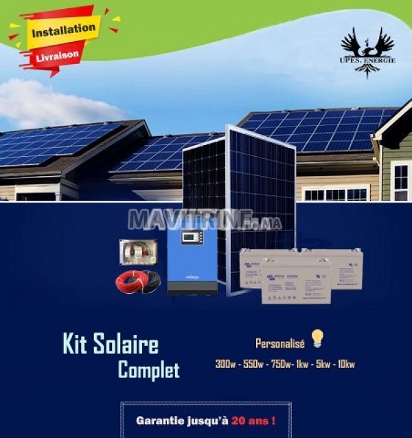 Kit Solaire Complet avec différents puissance