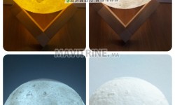 Moon 3d lamp personnalisé avec texte/ photo