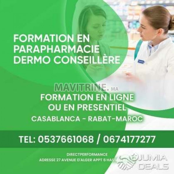 Formation parapharmacie dermo conseillère