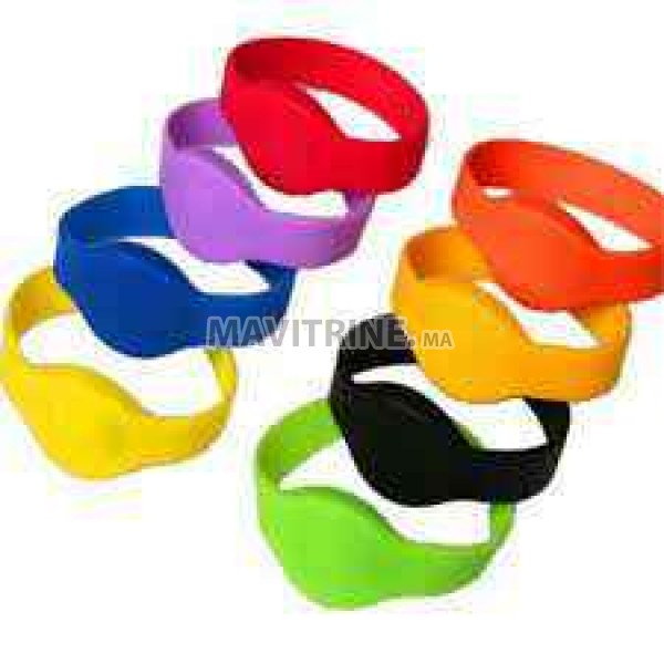 Bracelet en silicone RFiD Mifare et 125 kHz