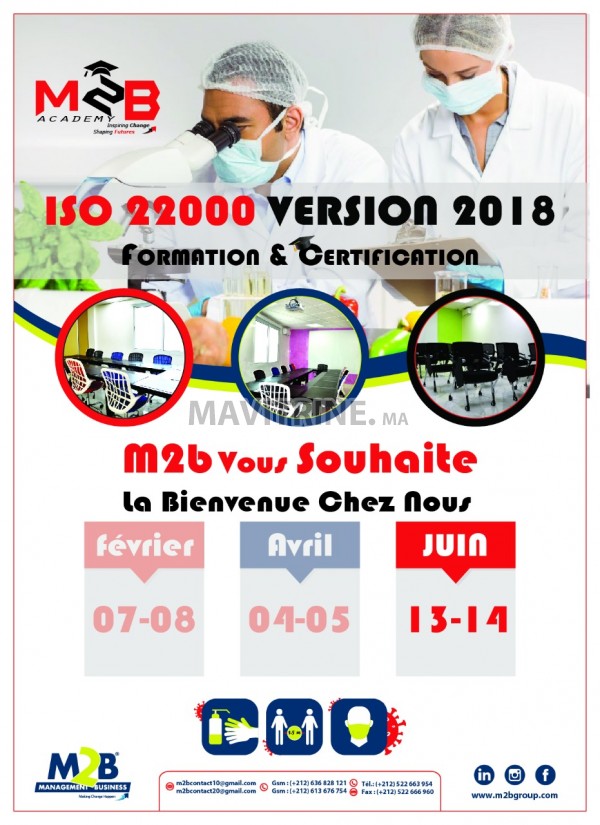 Formation ISO 22 000 vs 2018