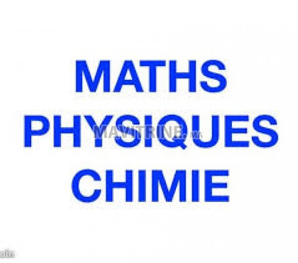 Soutien scolaire en maths et physique à domicile