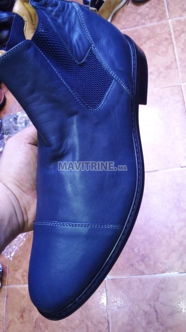 bottines homme en cuire