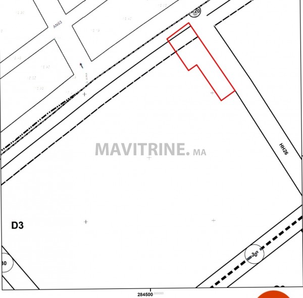 Terrain de 4392m² en angle  Boulevard Abdelhadi Boutalb Ex Route D'Azemmour Casablanca