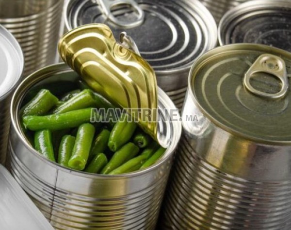 Haricots verts en boîte