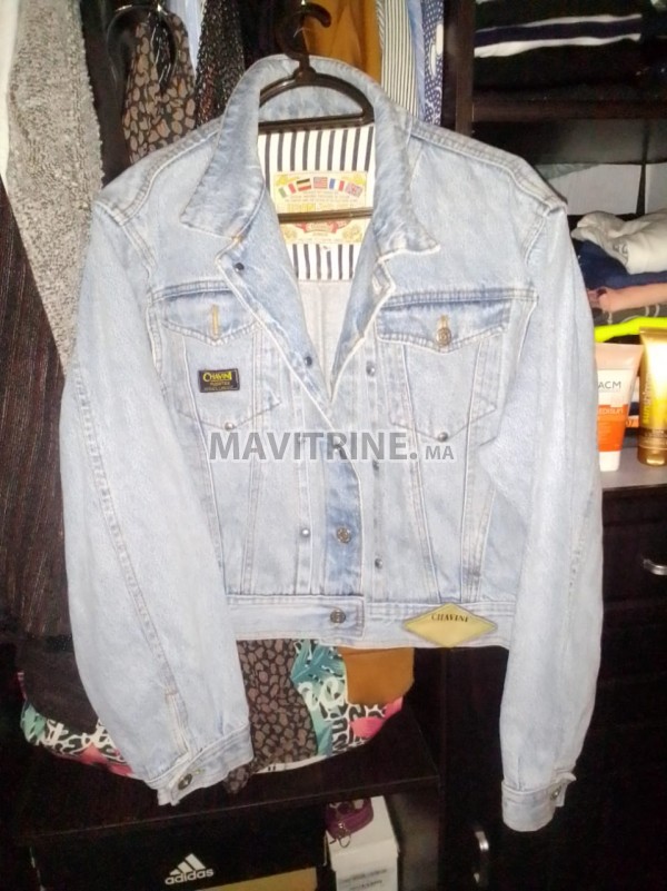 Veste en jean over size