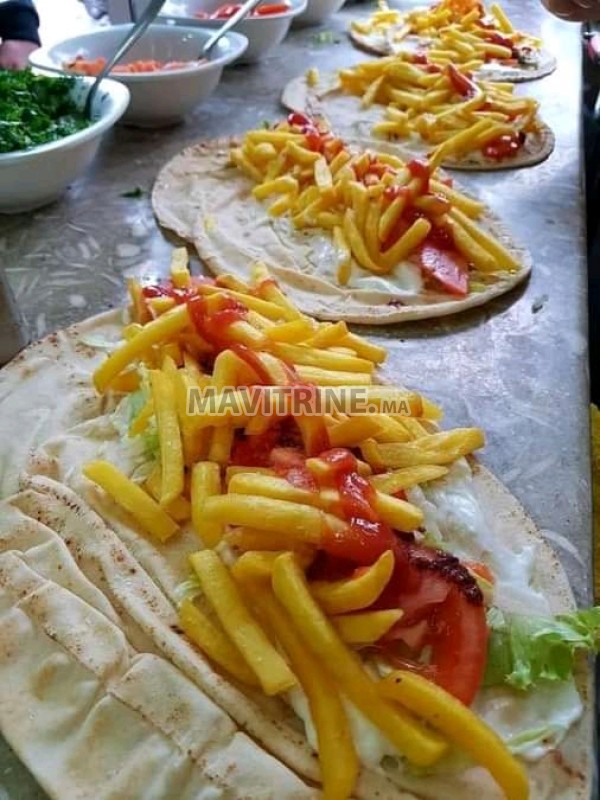 Frite fraiches sous vide بطاطس جاهزة للقلي