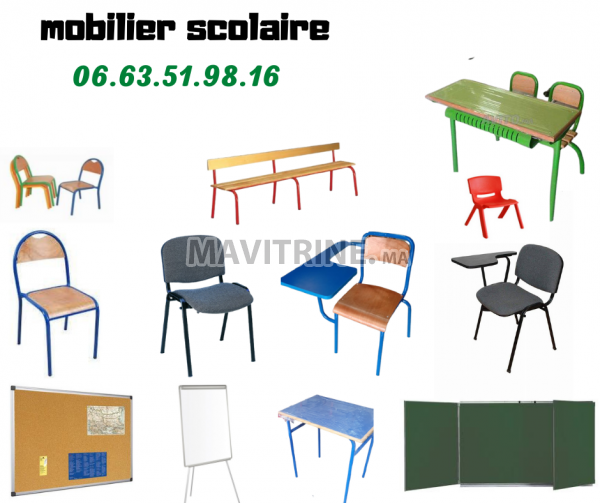 MOBILIER SCOLAIRE - أثاث مدرسي