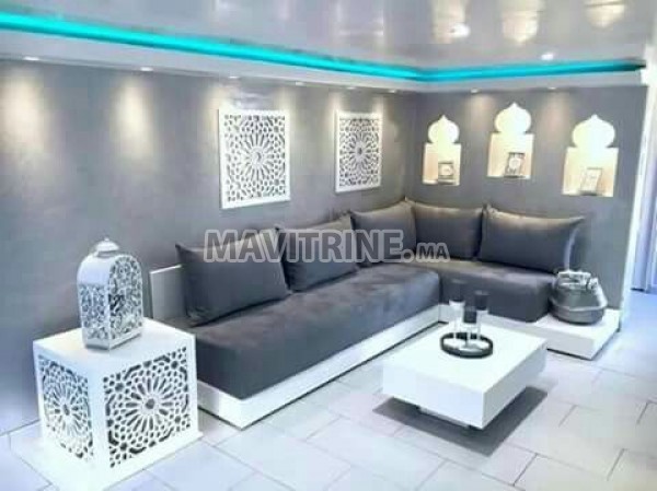 Salon Marocain moderne traditionnel oriental