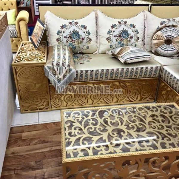 Salon Marocain moderne traditionnel oriental