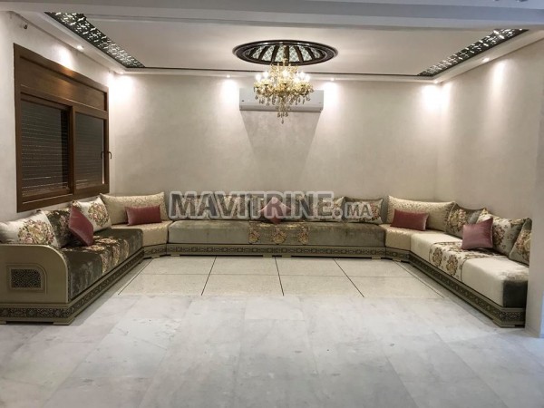 Salon Marocain moderne traditionnel oriental