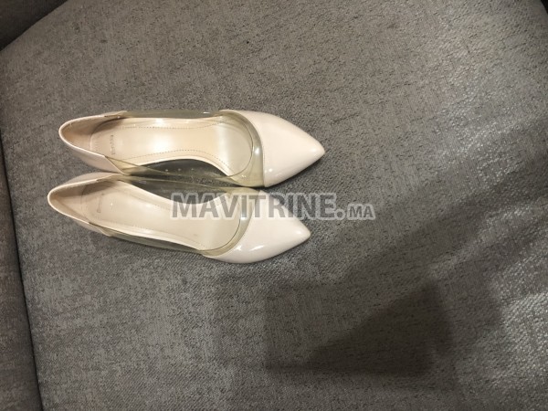 Chaussures à Talons Bershka 39 / beige