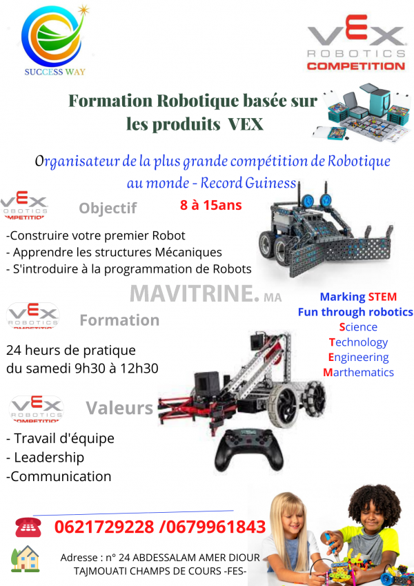 formation robotique Fès