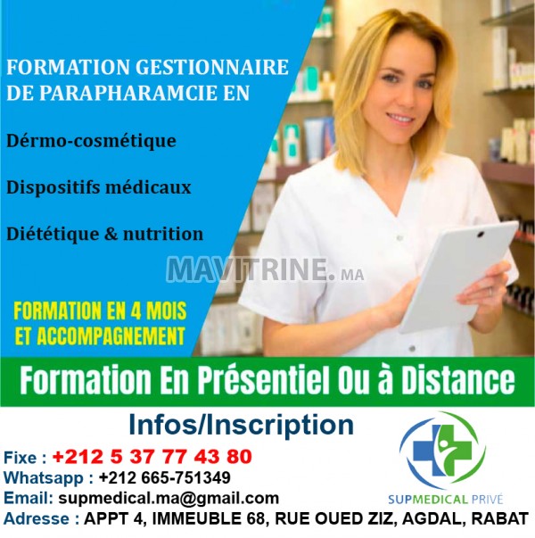 Gestionnaire de Parapharmacie