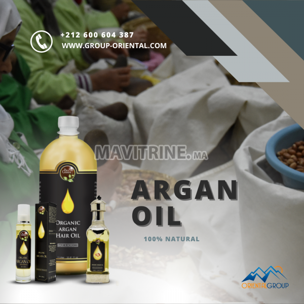 Exportation d'huile d'argan vierge certifiée