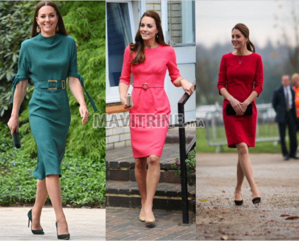 Magnifique robe inspirée du style de Kate Middleton