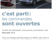 Réservez votre Nouvelle Citroën C4 X