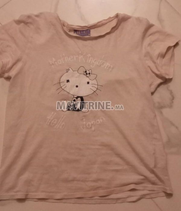 T_SHIRT ROSE BéBé