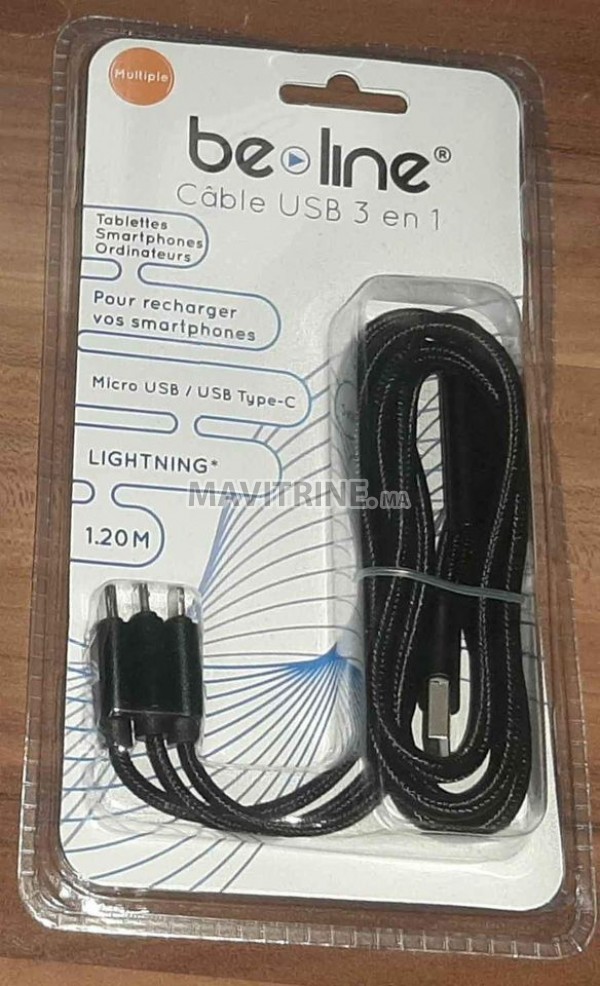 Cable Usb 3 in 1