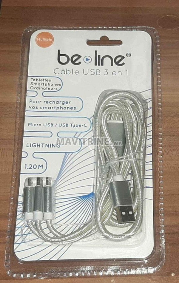 Cable Usb 3 in 1