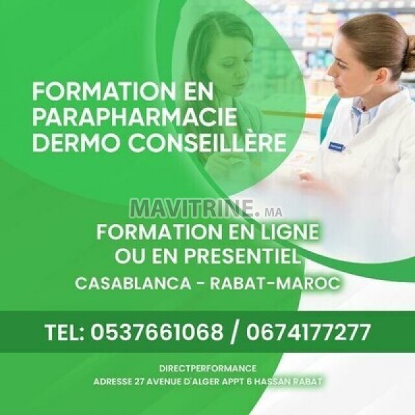 Formation parapharmacie dermo conseillère