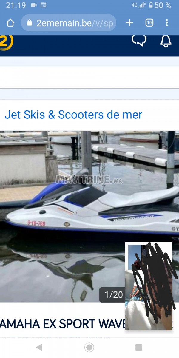 Jetski Yamaha waverunner ex sport dedouaner 2019