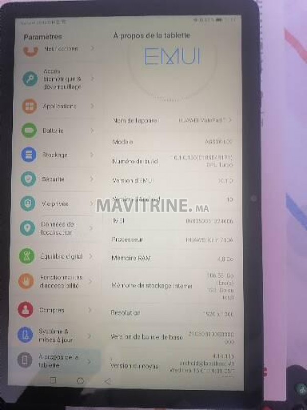 Tablette Huawei Matepad