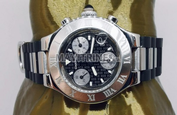 RARE Cartier Must 21 Chronoscaph (Ref 2424)