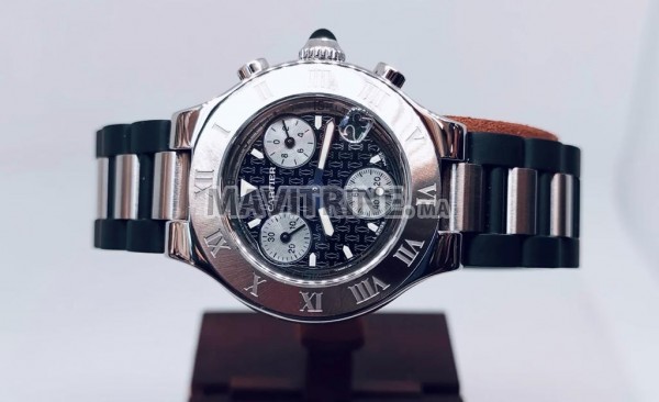 RARE Cartier Must 21 Chronoscaph (Ref 2424)