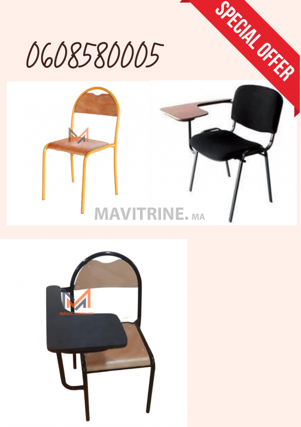 mobilier scolaire  en promotion et de bonne qualite