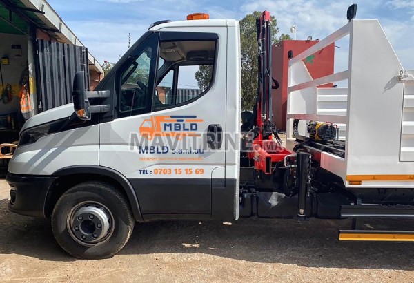 [À SAISIR] Camion Grue IVECO 7.5 T. Comme Neuf