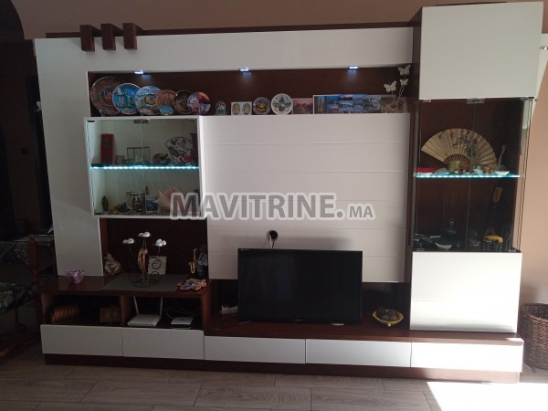 Vitrine Moderne avec Led et rangement