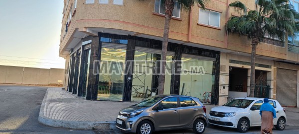 MAGASIN AMENAGE CAFE -  2 FACADE A NASSIM - CASABLANCA