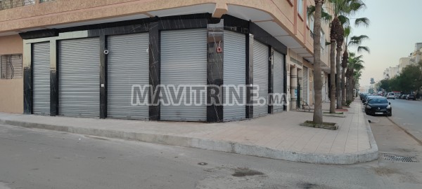 MAGASIN AMENAGE CAFE -  2 FACADE A NASSIM - CASABLANCA